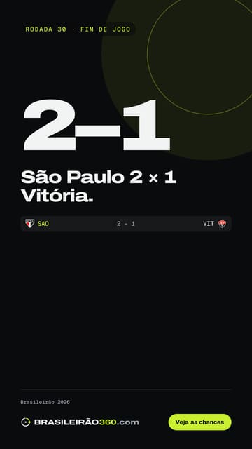 Card: último resultado