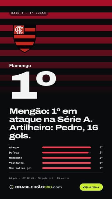 Card: raio-x do Flamengo